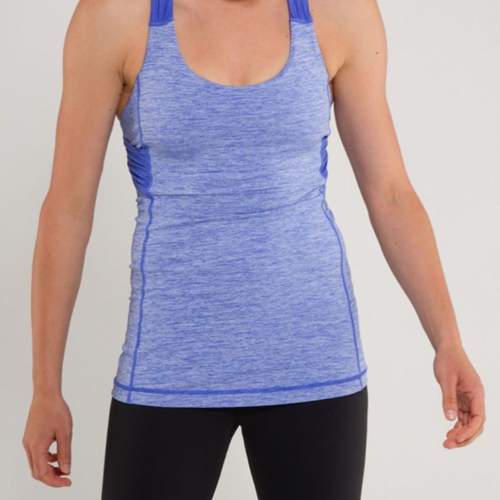 Lululemon Light Blue Tank Top with Sports Bra